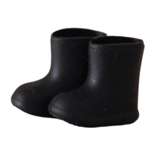 Fenteer Puppenschuhe, Puppenzubehör, Spielzeug, wasserdichtes, Ob11-Puppenschuhe für 1/12 BJD-Puppe, modisch, handgefertigt, Mini-Kurzstiefel, Schwarz Fenteer Puppenschuhe, Puppenzubehör, Spielzeug, wasserdichtes, Ob11-Puppenschuhe für 1/12 BJD-Puppe, modisch, handgefertigt, Mini-Kurzstiefel, Schwarz von Fenteer