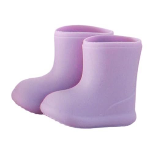 Fenteer Puppenschuhe, Puppenzubehör, Spielzeug, wasserdichtes, Ob11-Puppenschuhe für 1/12 BJD-Puppe, modisch, handgefertigt, Mini-Kurzstiefel, Violett Fenteer Puppenschuhe, Puppenzubehör, Spielzeug, wasserdichtes, Ob11-Puppenschuhe für 1/12 BJD-Puppe, modisch, handgefertigt, Mini-Kurzstiefel, Violett von Fenteer