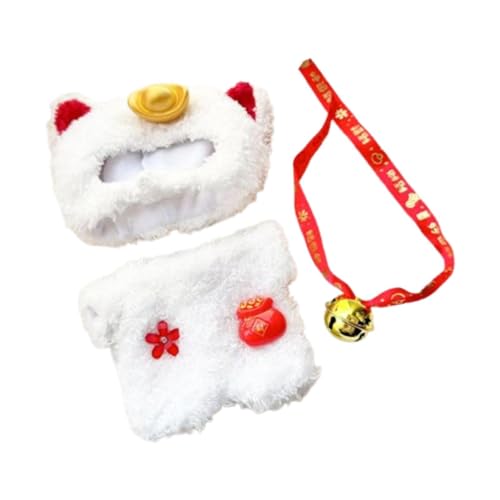 Fenteer Puppenstrampler, Löwentanzanzug, DIY Puppenspielzeug für Kinder mit Hut, Bezauberndes Puppenzubehör, Kostüme, Neujahrskleidung für 15 cm große Puppen Fenteer Puppenstrampler, Löwentanzanzug, DIY Puppenspielzeug für Kinder mit Hut, Bezauberndes Puppenzubehör, Kostüme, Neujahrskleidung für 15 cm große Puppen von Fenteer