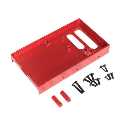 Fenteer RC Auto Feste Lager Strahl Zubehör Upgrade Teil PCB Board Befestigung Sitz fürfür MN99S MN98 1:12 RC Truck Fahrzeug Crawler, Rot von Fenteer