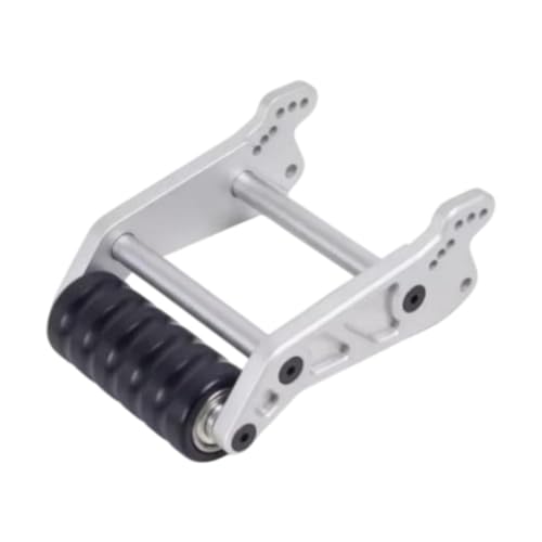 Fenteer RC -Auto Kopf nach Oben Rad Heckradbalken 1/8 Einfach Installation RC Car Wheelie Stange Heck -Stand -Up -Rad für LOS04022 Hobby Car, Silber von Fenteer