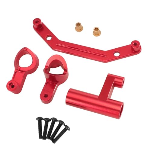 Fenteer RC-Auto-Lenkbaugruppe, RC-Teile, leicht, kompakt, zu installieren, Metall ersetzt stilvolles Upgrade-Kit für Lenkkomponenten, Rot Fenteer RC-Auto-Lenkbaugruppe, RC-Teile, leicht, kompakt, zu installieren, Metall ersetzt stilvolles Upgrade-Kit für Lenkkomponenten, Rot von Fenteer
