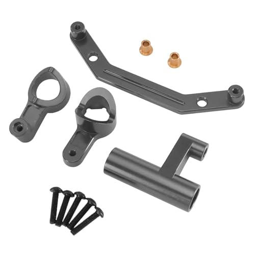 Fenteer RC-Auto-Lenkbaugruppe, RC-Teile, leicht, kompakt, zu installieren, Metall ersetzt stilvolles Upgrade-Kit für Lenkkomponenten, Schwarzgrau Fenteer RC-Auto-Lenkbaugruppe, RC-Teile, leicht, kompakt, zu installieren, Metall ersetzt stilvolles Upgrade-Kit für Lenkkomponenten, Schwarzgrau von Fenteer