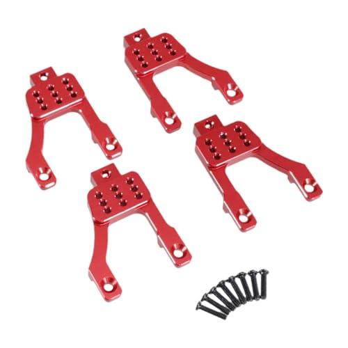 Fenteer RC-Auto-Stoßdämpfer vorne Heckaufhängung Anti-Deformation Leichte RC-Autoteile Stoßdämpfer- für MN86, Rot von Fenteer