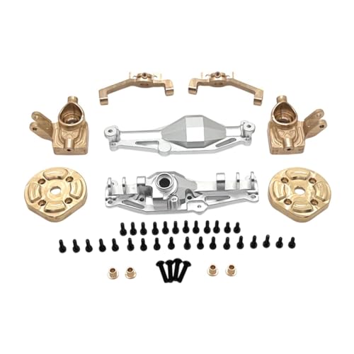 Fenteer RC Autozubehör, Ferngesteuertes Autoteil, Einfach zu Installierende Getriebeabdeckungen, C Nabenträger, Ersatzzubehör Kits für RC Autos Im Maßstab 1:1, Argent von Fenteer