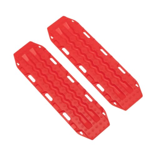 Fenteer RC Car Sand Ladder Board Anti -Skid -Platten -Leichtmodifikation Rampenplatine für RC -Autos für 1:10 Skala RC Crawler Supplies, Rot von Fenteer