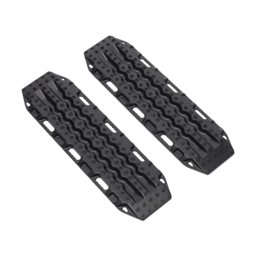 Fenteer RC Car Sand Ladder Board Anti -Skid -Platten -Leichtmodifikation Rampenplatine für RC -Autos für 1:10 Skala RC Crawler Supplies, Schwarz von Fenteer