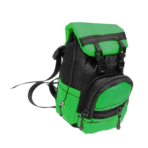 Fenteer RC Carbag Universal Decoration Leichtes Mini -Modell Car Travel Pack Zubehör für 1/8 1/10 RC Fahrzeug Ersatzteile Lieferungen, Grüner Rucksack von Fenteer