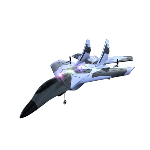 Fenteer RC Glider Flugzeug Fliegermodell Flugzeug Kit leicht zu Spielen mit leichten Geburtstagsgeschenken für Kinder professionell multifunktional, Blau Multi Fenteer RC Glider Flugzeug Fliegermodell Flugzeug Kit leicht zu Spielen mit leichten Geburtstagsgeschenken für Kinder professionell multifunktional, Blau Multi von Fenteer