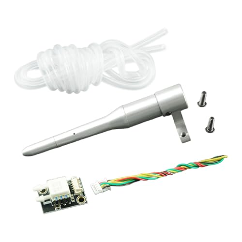 Fenteer RC Quadcopter Fluggeschwindigkeits-Staurohr PT60 DIY Robustes Luftfahrtinstrument FPV Zubehör Ersatzteile Staurohr Fluggeschwindigkeitsmesser-Kit, Px4-typ von Fenteer