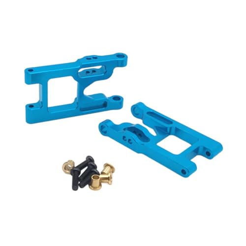 Fenteer RC-Querlenker, Schwingarme, 1/12 Ersatzteilmodifikation, Ersatzteil, Metall-Vorderradaufhängungsarm für Hobby-Auto-Crawler-Modell, Blau von Fenteer