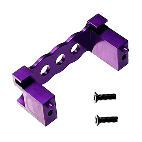 Fenteer RC Servo Mount Modifizierte Lenkschalthalter DIY Ersatzteile Sturdy DIY Accessoire Lenksgetriebe für 1/12 124016 124017, Lila von Fenteer