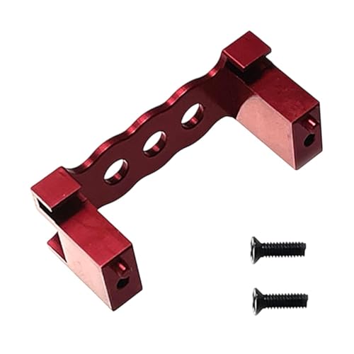 Fenteer RC Servo Mount Modifizierte Lenkschalthalter DIY Ersatzteile Sturdy DIY Accessoire Lenksgetriebe für 1/12 124016 124017, Rot von Fenteer