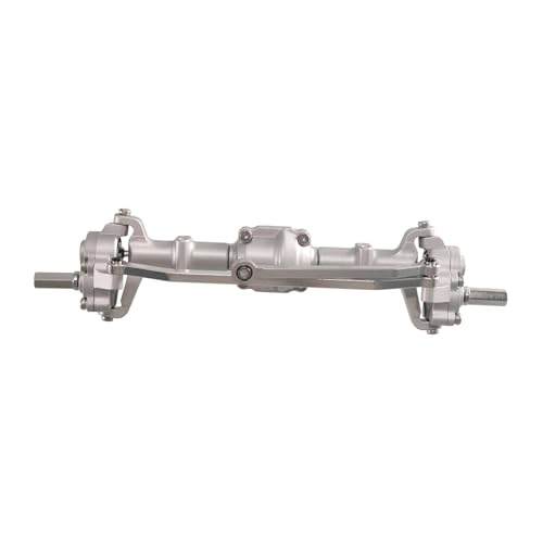 Fenteer RC Vorderachse Türbrücke zu installierendes Upgrade Ersatz RC Zubehör Metallachse für MN82 D90 MN78 1/12 Hobby Auto DIY, Silber von Fenteer