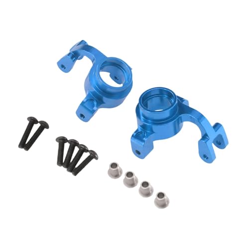 Fenteer RC Vorderradlenkbecher, RC Autoteile, Modifiziert, Professionell, Vielseitig Einsetzbar, Ersetzt Aluminium Vorderradlenkkomponente, Maßstab 1:, Blau von Fenteer