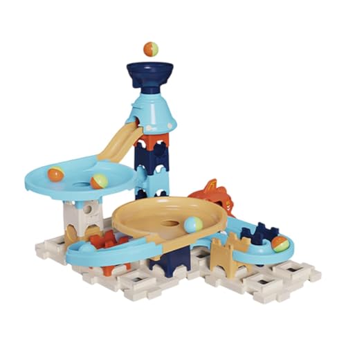Fenteer Race Track Building Blocks Set Track Maze Game Fine Motor Skill Training Geschenkkonstruktion Kit STEM Lernen für Elternkind, Style E von Fenteer
