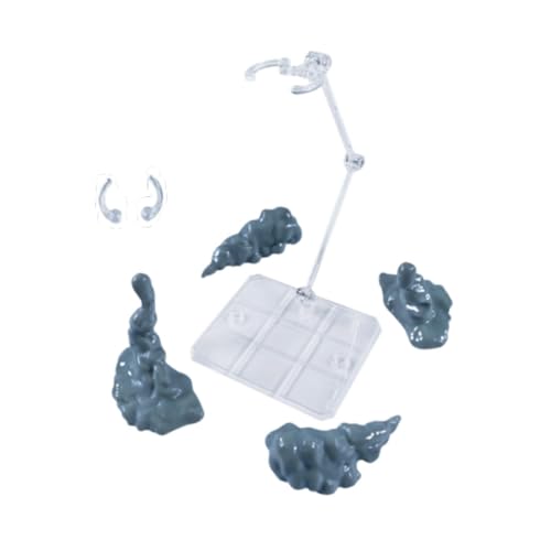 Fenteer Raucheffekt-Modelle, Ausstellungsständer für Actionfiguren, tragbares, lustiges Spielzeugzubehör, Raucheffekt-Teile für Tischplatte, Schlafzimmer, Grau Fenteer Raucheffekt-Modelle, Ausstellungsständer für Actionfiguren, tragbares, lustiges Spielzeugzubehör, Raucheffekt-Teile für Tischplatte, Schlafzimmer, Grau von Fenteer