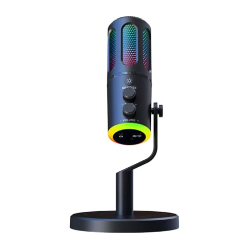 Fenteer Rauschunterdrückung Kondensator Podcast Mic Desktop mit Schaltfläche Effektives tragbares Computermikrofon für Video -Laptop Fenteer Rauschunterdrückung Kondensator Podcast Mic Desktop mit Schaltfläche Effektives tragbares Computermikrofon für Video -Laptop von Fenteer