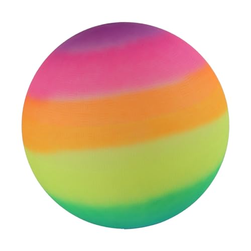 Fenteer Regenbogen-Spielplatzball, Spielzeug für drinnen und draußen, Kickball, Spaß, Sport-Hüpfball für für Park, Fitnessstudio, Übungen, von Fenteer