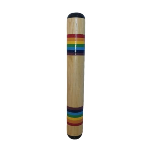 Fenteer Regenstift Shaker Spielzeug Holz Regenstift Instrument Bunte Koordination und Rhythmus Sensorisches Spielzeug Regenstift Spielzeug für Mädchen von Fenteer