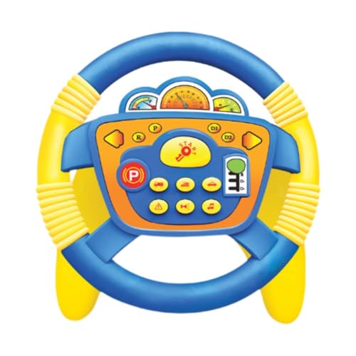 Fenteer Rundes Lenkrad-Spielzeug, Kinder-Sound-Spielzeug, Früherziehungs-Spielzeug, so tun, als ob es EIN Fahrspielzeug wäre, Simulations-Fahren für Kinder, Blau Fenteer Rundes Lenkrad-Spielzeug, Kinder-Sound-Spielzeug, Früherziehungs-Spielzeug, so tun, als ob es EIN Fahrspielzeug wäre, Simulations-Fahren für Kinder, Blau von Fenteer