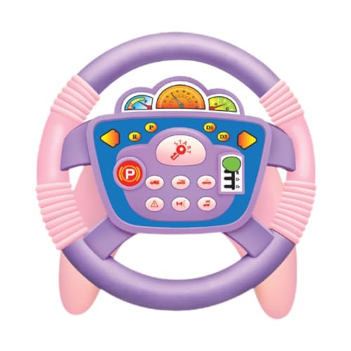 Fenteer Rundes Lenkrad-Spielzeug, Kinder-Sound-Spielzeug, Früherziehungs-Spielzeug, so tun, als ob es EIN Fahrspielzeug wäre, Simulations-Fahren für Kinder, Lila Fenteer Rundes Lenkrad-Spielzeug, Kinder-Sound-Spielzeug, Früherziehungs-Spielzeug, so tun, als ob es EIN Fahrspielzeug wäre, Simulations-Fahren für Kinder, Lila von Fenteer