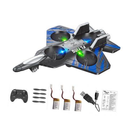 Fenteer Schaum-Fernbedienungsflugzeug-Kampfflugzeug-Spielzeug-Roll-Ornament Dekoratives Flugzeug-Spielzeug RC-Flugzeug für Kinder als Geschenkgarten ab, Blau Fenteer Schaum-Fernbedienungsflugzeug-Kampfflugzeug-Spielzeug-Roll-Ornament Dekoratives Flugzeug-Spielzeug RC-Flugzeug für Kinder als Geschenkgarten ab, Blau von Fenteer
