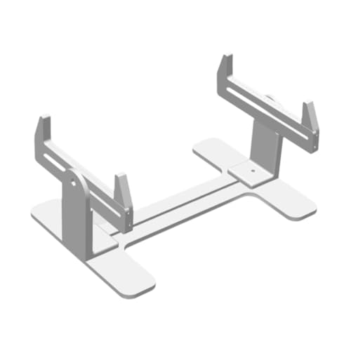 Fenteer Schiffsmodellständer, Hilfsbasis, tragbarer Modellbau-Befestigungswinkel, Displayhalter für Modellierungsprojekte, Malerei, Verwitterung, Weiß von Fenteer