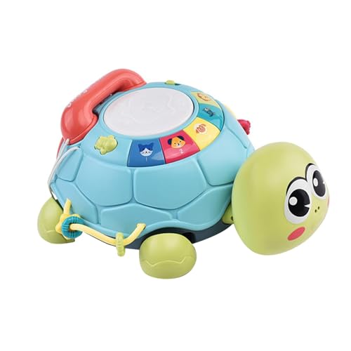 Fenteer Schildkröte, krabbelndes musikalisches Babyspielzeug, Rollenspiel-Babytelefonspielzeug, Kleinkindspielzeug für 1-2-Jährige, Geburtstagsgeschenk Fenteer Schildkröte, krabbelndes musikalisches Babyspielzeug, Rollenspiel-Babytelefonspielzeug, Kleinkindspielzeug für 1-2-Jährige, Geburtstagsgeschenk von Fenteer