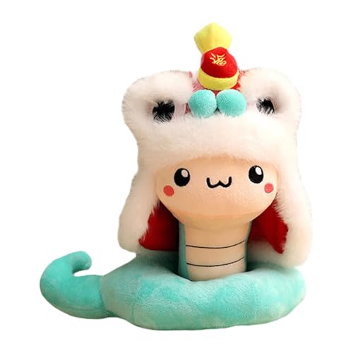 Fenteer Schlange, Stofftier, Schlangenpuppe, Spielzeug, Schlangenfigur, Partygeschenk, süßes Tierspielzeug, Plüschschlangenspielzeug für Geschenkschrank, 30cm Grün Fenteer Schlange, Stofftier, Schlangenpuppe, Spielzeug, Schlangenfigur, Partygeschenk, süßes Tierspielzeug, Plüschschlangenspielzeug für Geschenkschrank, 30cm Grün von Fenteer