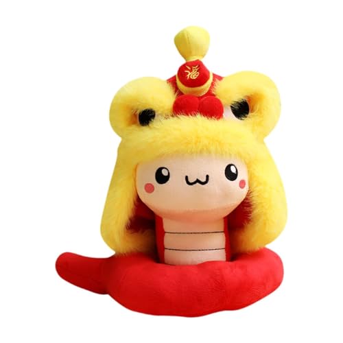 Fenteer Schlange, Stofftier, Schlangenpuppe, Spielzeug, Schlangenfigur, Partygeschenk, süßes Tierspielzeug, Plüschschlangenspielzeug für Geschenkschrank, 30cm Rot Fenteer Schlange, Stofftier, Schlangenpuppe, Spielzeug, Schlangenfigur, Partygeschenk, süßes Tierspielzeug, Plüschschlangenspielzeug für Geschenkschrank, 30cm Rot von Fenteer