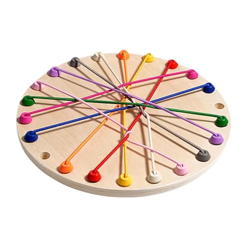 Fenteer Seil-Entwirrungsspielzeug für Kinder, Seilknoten, Seilschlaufenspielzeug, räumliche Vorstellungskraft, Seil-Puzzle-Spielzeug, Lösen Sie den Knoten, Runden Fenteer Seil-Entwirrungsspielzeug für Kinder, Seilknoten, Seilschlaufenspielzeug, räumliche Vorstellungskraft, Seil-Puzzle-Spielzeug, Lösen Sie den Knoten, Runden von Fenteer