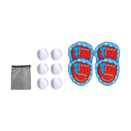 Fenteer Selbstklebendes Wurf- und Fangspiel-Set, Werfen von klebrigen Bällen und Fangspielzeug, Hand-Augen-Koordinations-Softball-Set für Kinder für Jungen, Blau mit Tennis Fenteer Selbstklebendes Wurf- und Fangspiel-Set, Werfen von klebrigen Bällen und Fangspielzeug, Hand-Augen-Koordinations-Softball-Set für Kinder für Jungen, Blau mit Tennis von Fenteer