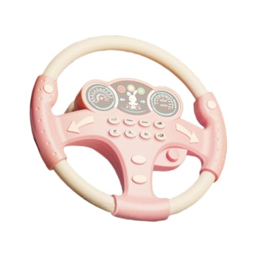 Fenteer Simulation Lenkrad Spielzeug Simulation Auto Fahren Spielzeug Party bevorzugt pädagogische klingende Spiel musikalische Aktivität für Mädchen, Rosa Fenteer Simulation Lenkrad Spielzeug Simulation Auto Fahren Spielzeug Party bevorzugt pädagogische klingende Spiel musikalische Aktivität für Mädchen, Rosa von Fenteer