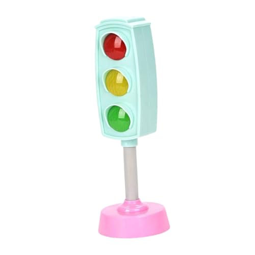 Fenteer Simulierte Ampel Kreuzung Ampel Lernspielzeug Tragbares Rollenspielzeug Ampel Kindermodell für Kinder, Grün von Fenteer