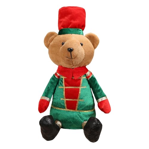 Fenteer Sitzender Bär Weihnachtsbär Skulptur Geschenke Kreative Figur Weihnachten Stofftier für Festliche Weihnachten, Style A Fenteer Sitzender Bär Weihnachtsbär Skulptur Geschenke Kreative Figur Weihnachten Stofftier für Festliche Weihnachten, Style A von Fenteer