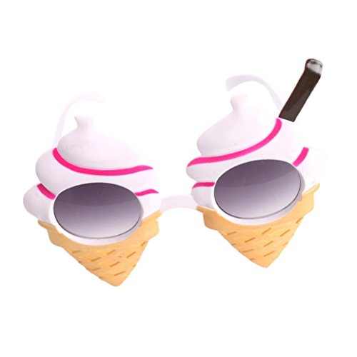 Fenteer Sonnenbrille Spaßbrillen Brillen Kostüm-Accessoire für Geburtstag Party, Eiscreme von Fenteer