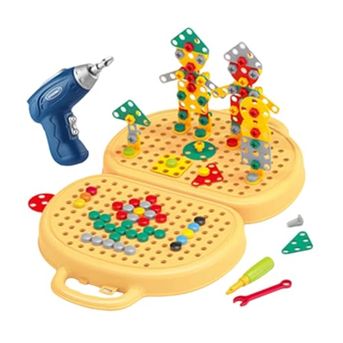 Fenteer Spiel-Werkzeugkasten, Puzzle, Spielzeug, Werkbank, Spielset, DIY-Kreativität, Werkzeugkasten, Schraubenwerkzeug-Set für Jungen, Mädchen, Hund Fenteer Spiel-Werkzeugkasten, Puzzle, Spielzeug, Werkbank, Spielset, DIY-Kreativität, Werkzeugkasten, Schraubenwerkzeug-Set für Jungen, Mädchen, Hund von Fenteer
