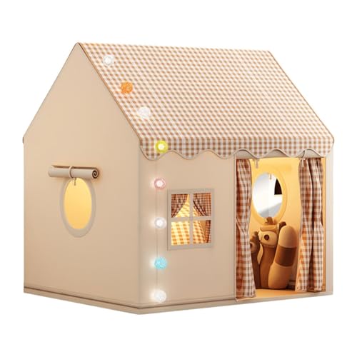 Fenteer Spielzelt für Kinder, Prinzessinnenschloss, Indoor-Spielhaus mit stabilem Rahmen, Grau Fenteer Spielzelt für Kinder, Prinzessinnenschloss, Indoor-Spielhaus mit stabilem Rahmen, Grau von Fenteer