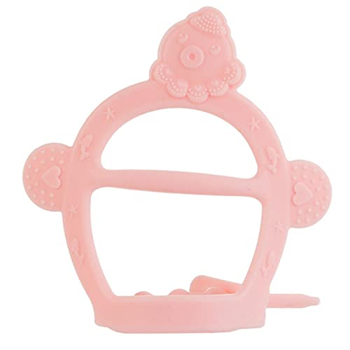 Fenteer Spielzeug Lebensmittelechtes Beruhigendes Zahnen für Kleinkinder, ROSA von Fenteer