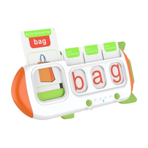 Fenteer Sprechende Lernkarten, Lernspielzeug für visuelle Wörter, pädagogisches sensorisches Spielzeug, Wortbuchstabierung zum Lesen, Zuhören und Lernen für Fenteer Sprechende Lernkarten, Lernspielzeug für visuelle Wörter, pädagogisches sensorisches Spielzeug, Wortbuchstabierung zum Lesen, Zuhören und Lernen für von Fenteer