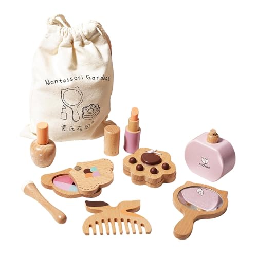 Fenteer Täuschen Sie das Spiel Make -up Beauty Set Cosmetic Set Toys Comb Make -up Pinsel Make - Spielzeug für Geburtstagsspielzeug Geschenk Halloween von Fenteer