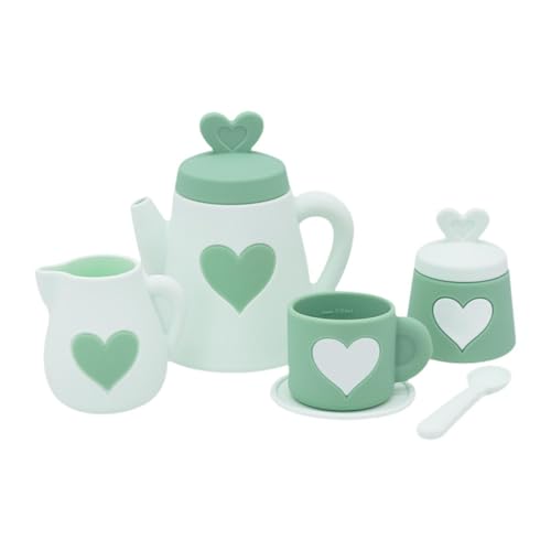 Fenteer Tea Party Küche Spielset Kinder Tee -Set Entwicklungsspielzeug Küchentabelle Tischspielzeug tun Tee -Set für Vorschuljungen und Mädchen, Hellgrün Fenteer Tea Party Küche Spielset Kinder Tee -Set Entwicklungsspielzeug Küchentabelle Tischspielzeug tun Tee -Set für Vorschuljungen und Mädchen, Hellgrün von Fenteer