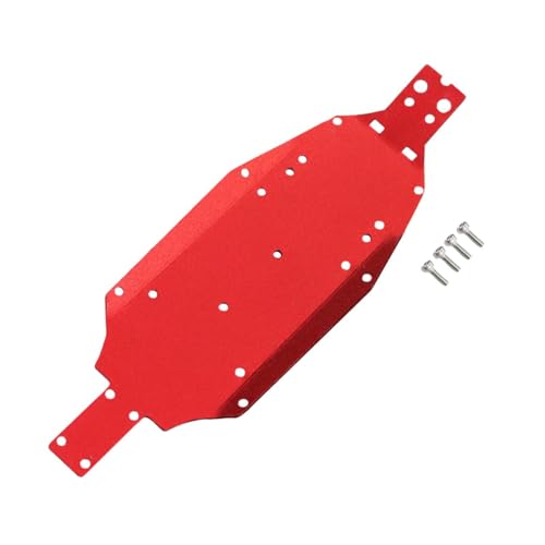 Fenteer -Teil für Chassisplatte aus Aluminiumlegierung, Ersatz-Unterfahrschutz-Chassis für Los00007 RC-Auto im Maßstab 1:24, Rot Fenteer -Teil für Chassisplatte aus Aluminiumlegierung, Ersatz-Unterfahrschutz-Chassis für Los00007 RC-Auto im Maßstab 1:24, Rot von Fenteer