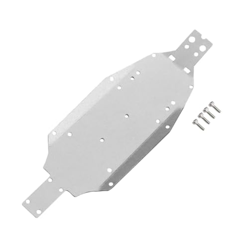 Fenteer -Teil für Chassisplatte aus Aluminiumlegierung, Ersatz-Unterfahrschutz-Chassis für Los00007 RC-Auto im Maßstab 1:24, Silber Fenteer -Teil für Chassisplatte aus Aluminiumlegierung, Ersatz-Unterfahrschutz-Chassis für Los00007 RC-Auto im Maßstab 1:24, Silber von Fenteer