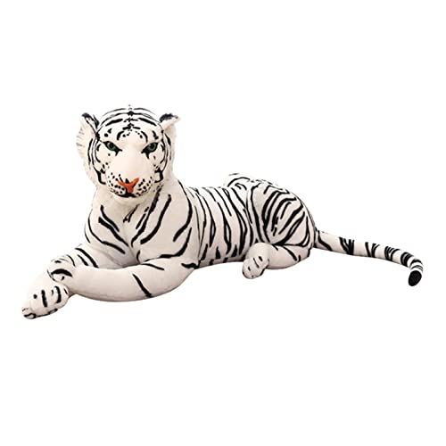 Fenteer Tiger Plüschtier, Schlafkissen, Kuscheltier Plüschpuppe, Sofa Dekoration, Weiß Fenteer Tiger Plüschtier, Schlafkissen, Kuscheltier Plüschpuppe, Sofa Dekoration, Weiß von Fenteer