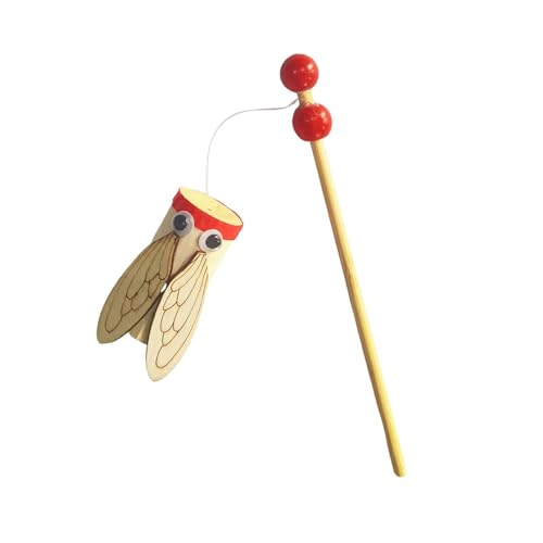 Fenteer Traditionelles chinesisches -Zikadenspielzeug, Geräuschmacher, DIY, handgefertigt, Lernspielzeug, Montage erforderlich, für im Alter von von Fenteer