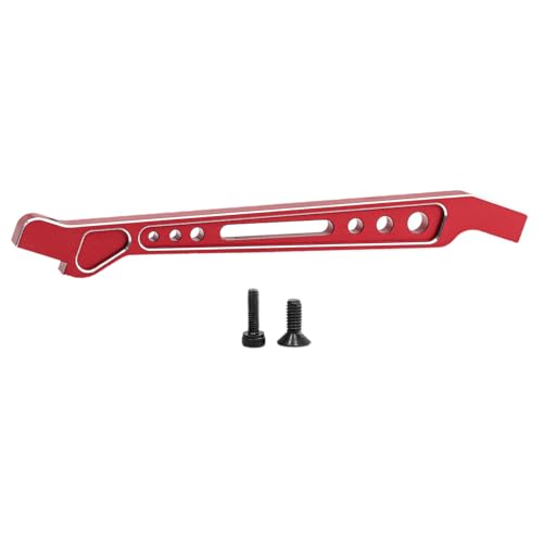 Fenteer Vorderer und hinterer Chassis-Strebensatz, Chassisplattenschutz im Maßstab 1:8, Metall-Lenkunterstützung, RC-Auto-Upgrade für 1/8 6S Typhon, Rot Fenteer Vorderer und hinterer Chassis-Strebensatz, Chassisplattenschutz im Maßstab 1:8, Metall-Lenkunterstützung, RC-Auto-Upgrade für 1/8 6S Typhon, Rot von Fenteer