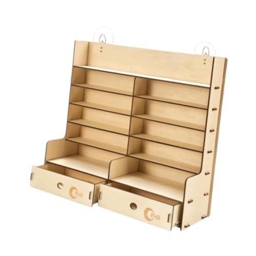 Fenteer Wandmontage Model Lackspeicher -Organisator vielseitig mit 2 Schubladen und 5 Fenteer Wandmontage Model Lackspeicher -Organisator vielseitig mit 2 Schubladen und 5 von Fenteer
