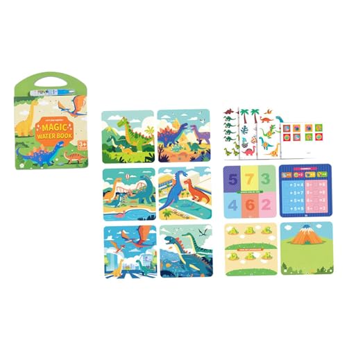 Fenteer Wasserbuchbuch, Zeichnen von Tabletten, interaktives Spielzeug, Wasserkritzeleien Frühschulbildung für Aktivitäten, Geburtstagsgeschenk im, Dinosaurier Fenteer Wasserbuchbuch, Zeichnen von Tabletten, interaktives Spielzeug, Wasserkritzeleien Frühschulbildung für Aktivitäten, Geburtstagsgeschenk im, Dinosaurier von Fenteer